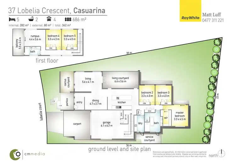 Floorplan of Homely house listing, 37 Lobelia Crescent, Casuarina NSW 2487
