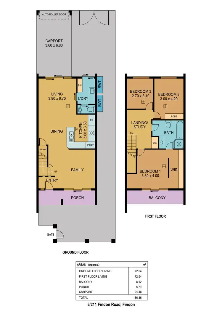 Floorplan of Homely townhouse listing, 5/211 Findon Road, Findon SA 5023