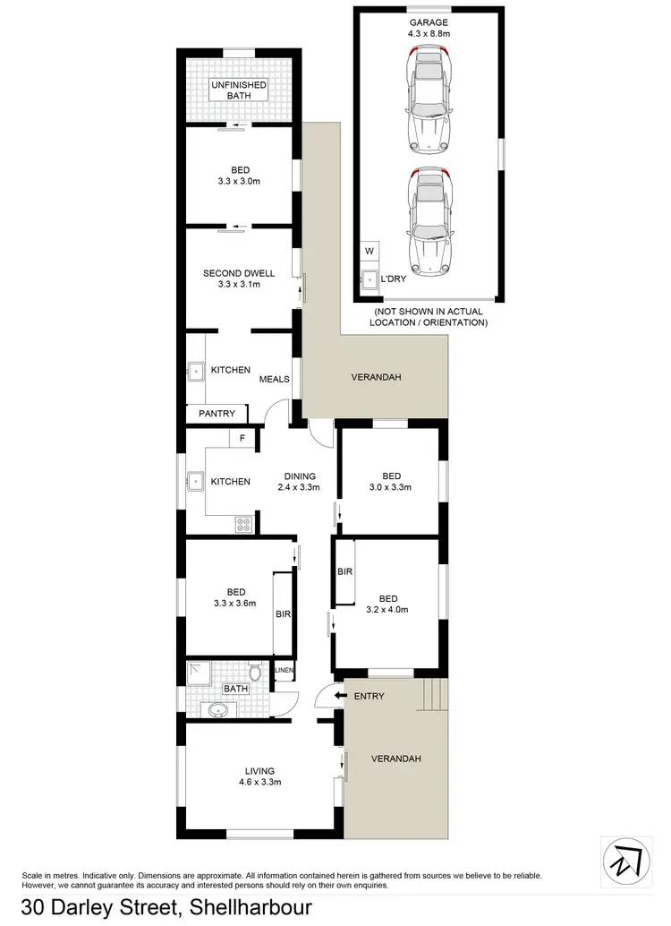 Floorplan of Homely house listing, 30 Darley Street, Shellharbour NSW 2529