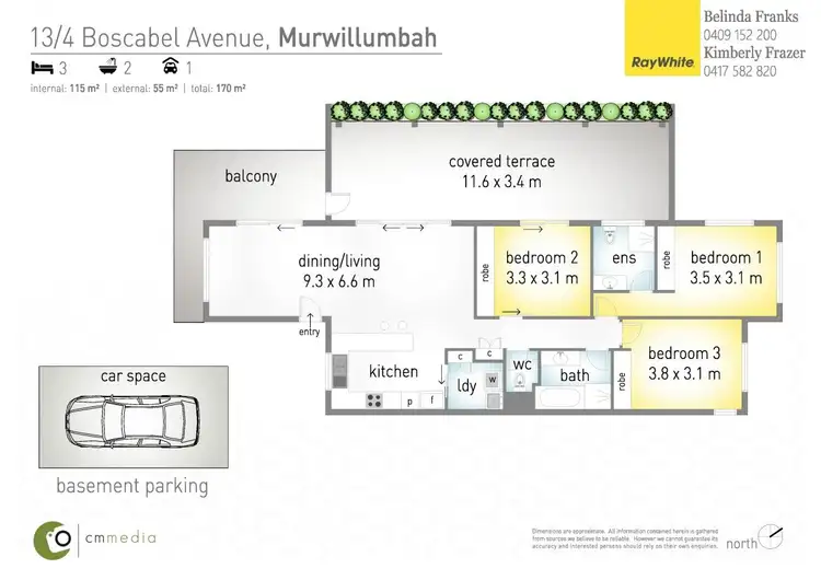Floorplan of Homely unit listing, 13/4 Boscabel Avenue, Murwillumbah NSW 2484
