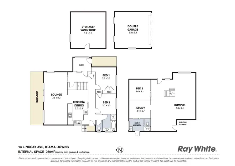 Floorplan of Homely house listing, 14 Lindsay Avenue, Kiama Downs NSW 2533
