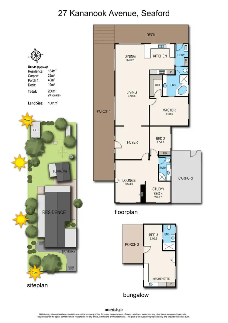 Floorplan of Homely house listing, 27 Kananook Avenue, Seaford VIC 3198
