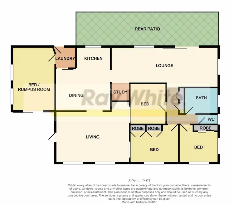 Floorplan of Homely house listing, 8 Phillip Street, Woodridge QLD 4114