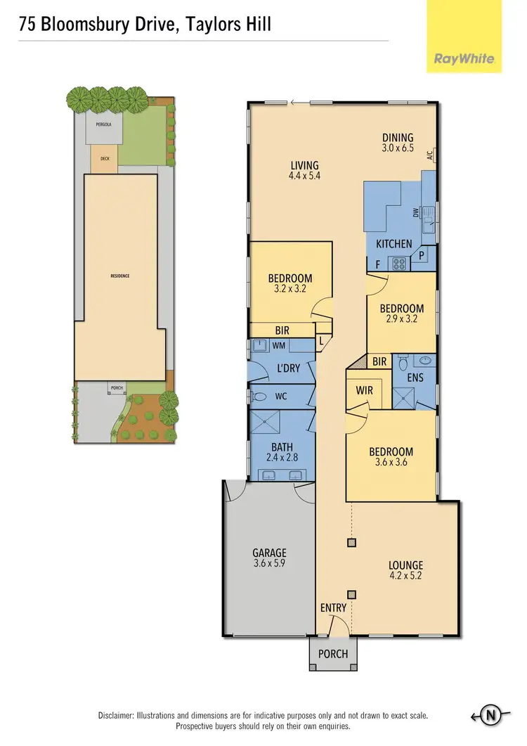 Floorplan of Homely house listing, 75 Bloomsbury Drive, Taylors Hill VIC 3037