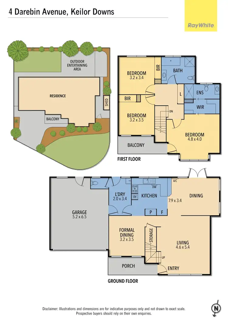Floorplan of Homely house listing, 4 Darebin Avenue, Keilor Downs VIC 3038