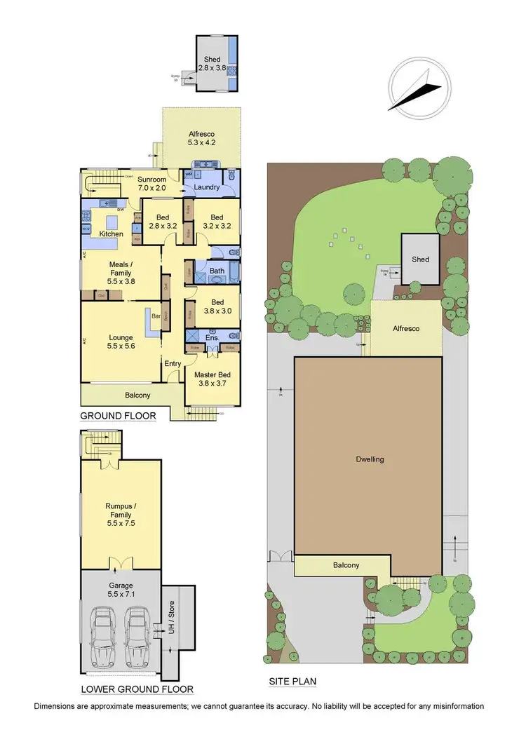 Floorplan of Homely house listing, 4 Sparks Avenue, Burwood VIC 3125