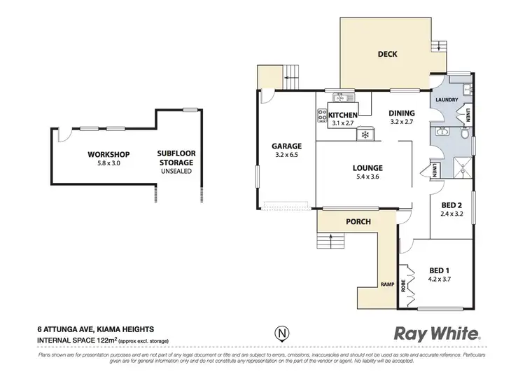 Floorplan of Homely house listing, 6 Attunga Avenue, Kiama Heights NSW 2533