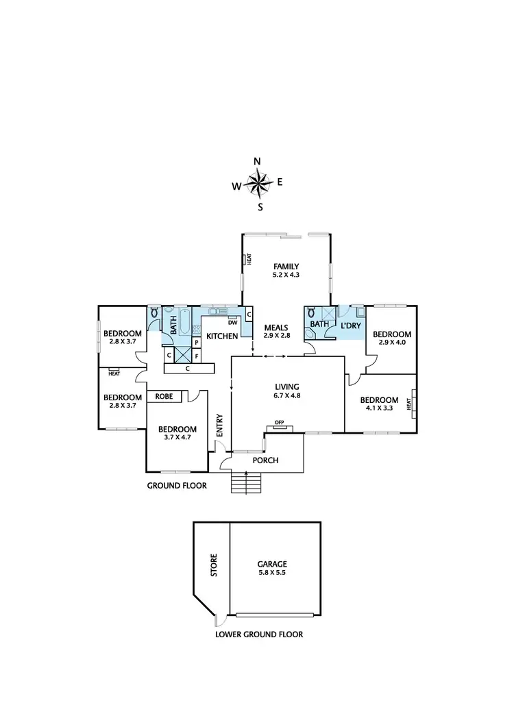 Floorplan of Homely house listing, 1 Tovey Street, Balwyn North VIC 3104