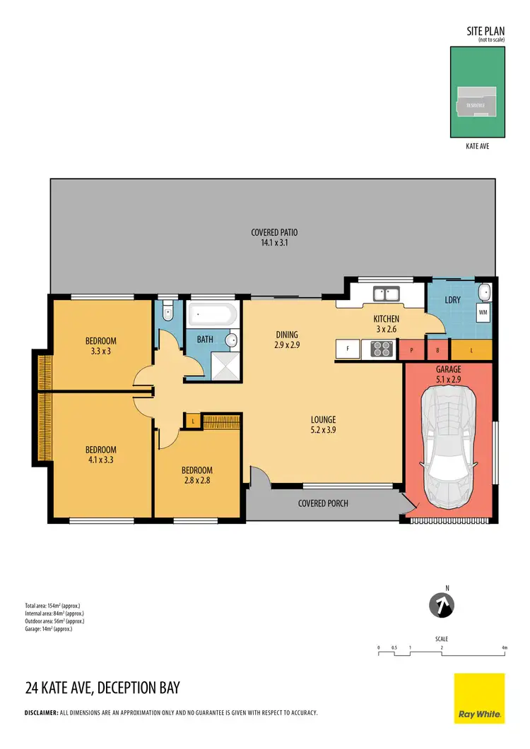 Floorplan of Homely house listing, 24 Kate Avenue, Deception Bay QLD 4508