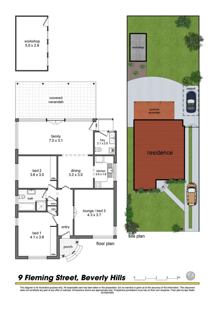Floorplan of Homely house listing, 9 Fleming Street, Beverly Hills NSW 2209