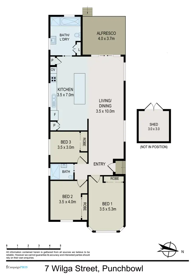 Floorplan of Homely house listing, 7 Wilga Street, Punchbowl NSW 2196