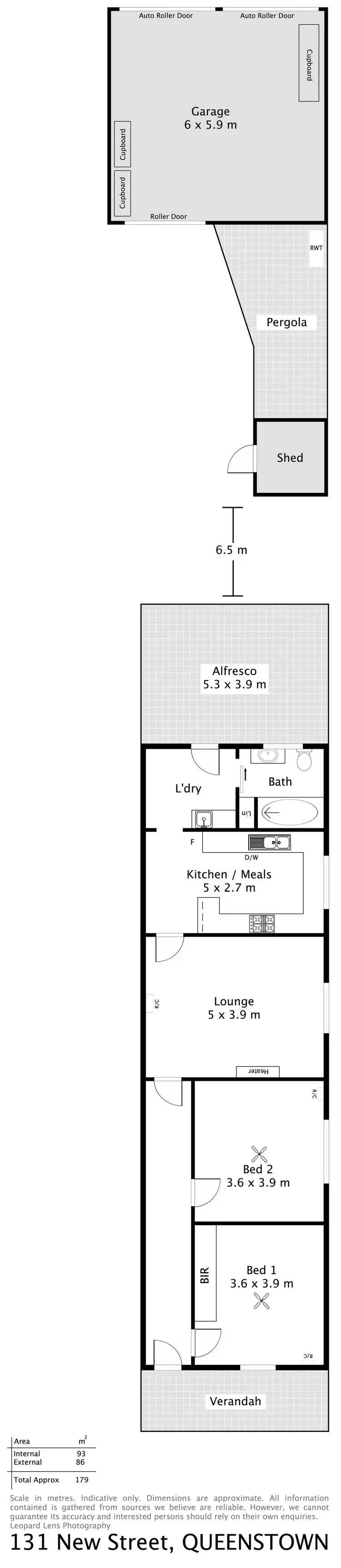 Floorplan of Homely house listing, 131 New Street, Queenstown SA 5014