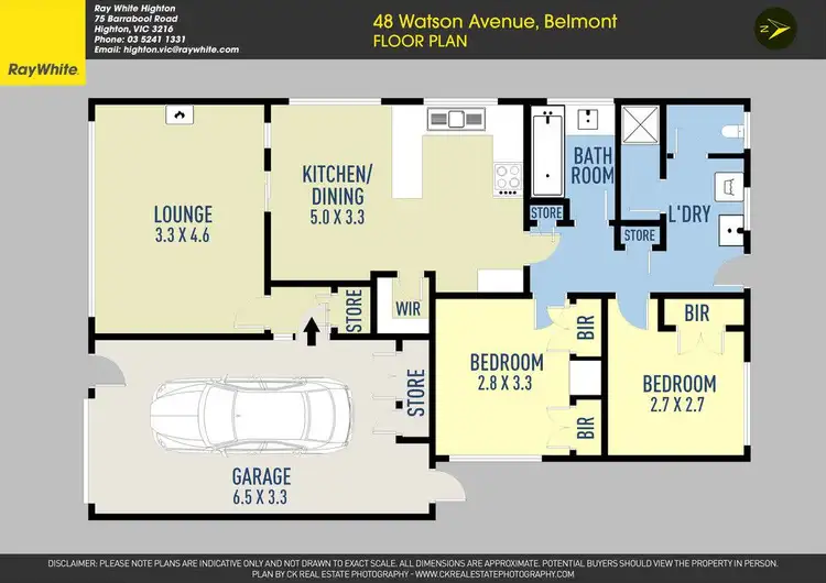 Floorplan of Homely house listing, 48 Watson Avenue, Belmont VIC 3216