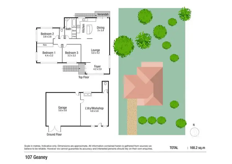Floorplan of Homely house listing, 107 Geaney Lane, Deeragun QLD 4818