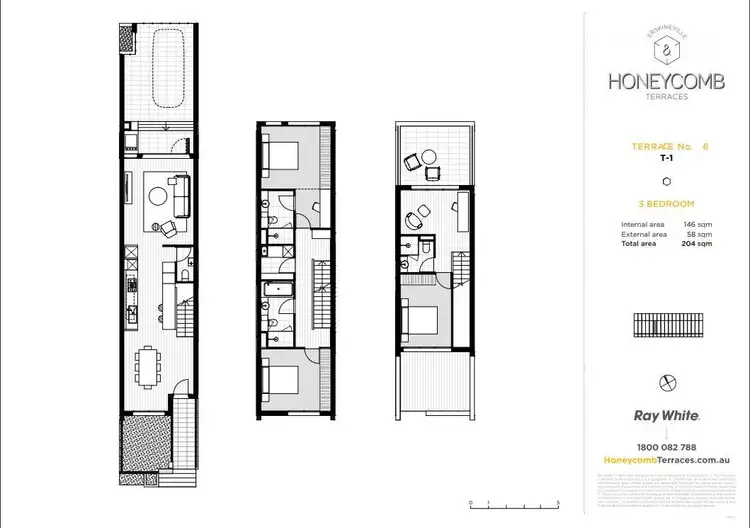 Floorplan of Homely house listing, T6 Metters Street, Erskineville NSW 2043