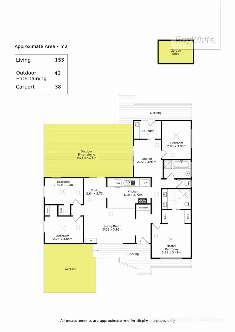 Floorplan of Homely house listing, 10 Hoylake Crescent, Fairview Park SA 5126