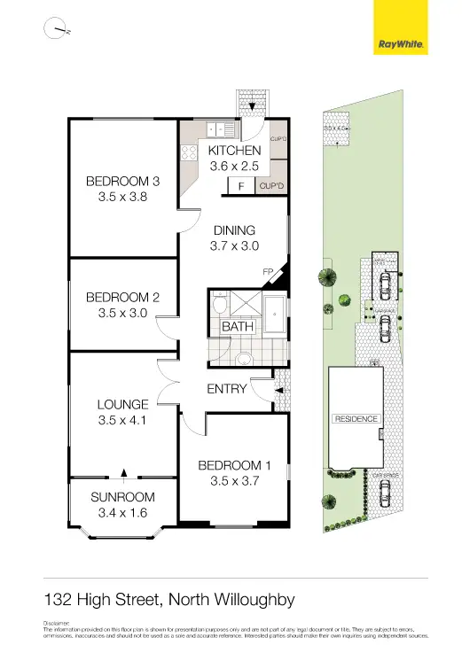 Floorplan of Homely house listing, 132 High Street, Willoughby NSW 2068