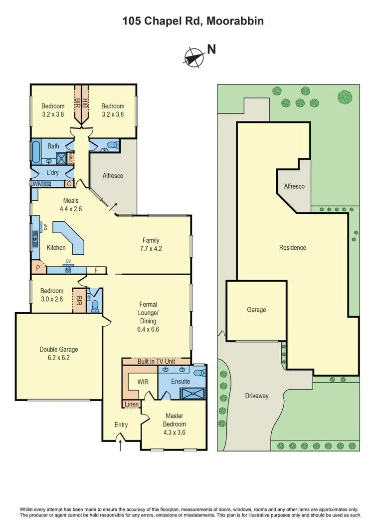 Floorplan of Homely house listing, 105 Chapel Road, Moorabbin VIC 3189