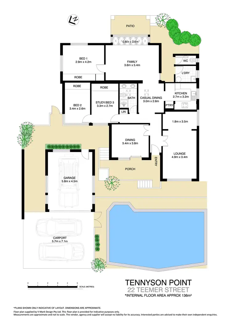 Floorplan of Homely house listing, 22 Teemer Street, Tennyson Point NSW 2111