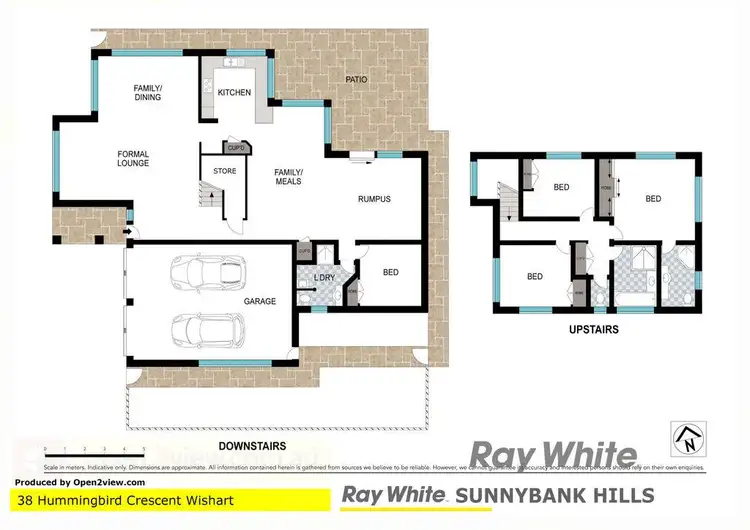 Floorplan of Homely house listing, 38 Hummingbird Crescent, Wishart QLD 4122