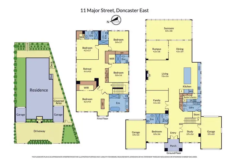 Floorplan of Homely house listing, 11 Major Street, Doncaster East VIC 3109