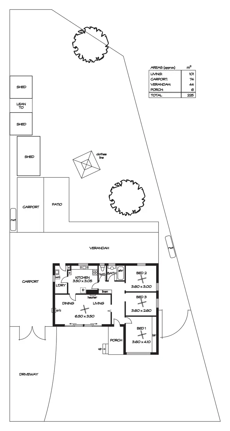 Floorplan of Homely house listing, 1 Tribal Street, Hillcrest SA 5086