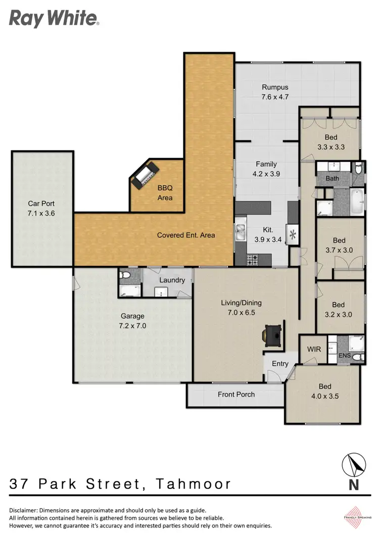 Floorplan of Homely house listing, 37 Park Street, Tahmoor NSW 2573