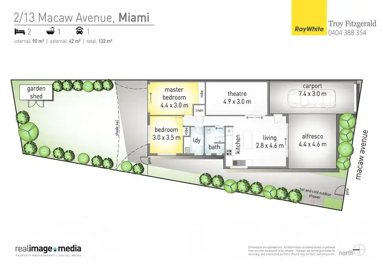 Floorplan of Homely house listing, 13B Macaw Avenue, Miami QLD 4220