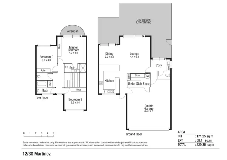 Floorplan of Homely unit listing, 12/30-32 Martinez Avenue, West End QLD 4810