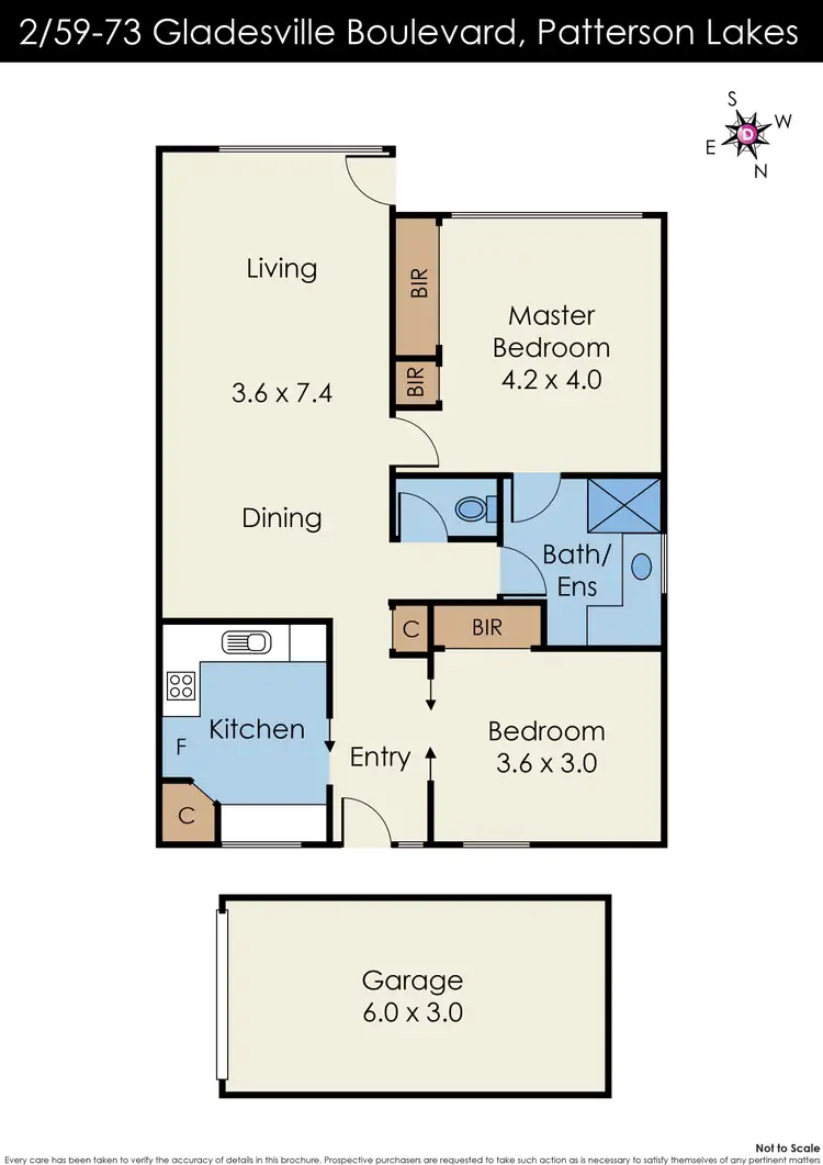 Floorplan of Homely house listing, 2/59-73 Gladesville Boulevard, Patterson Lakes VIC 3197