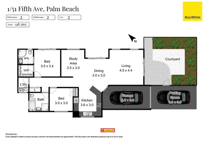 Floorplan of Homely other listing, 1/51 Fifth Avenue, Palm Beach QLD 4221