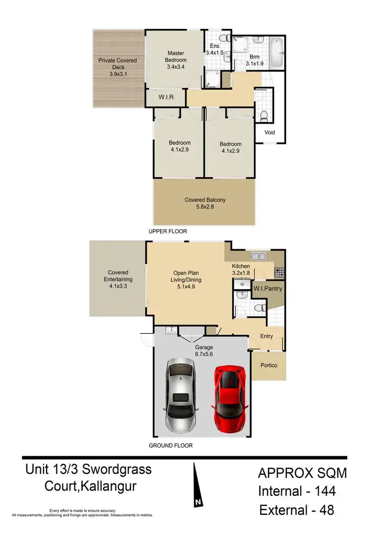 Floorplan of Homely house listing, 13/3 swordgrass Court, Kallangur QLD 4503