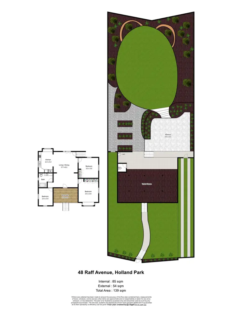Floorplan of Homely house listing, 48 Raff Avenue, Holland Park QLD 4121