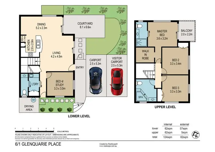 Floorplan of Homely townhouse listing, 6/1 Glenquarie Place, The Gap QLD 4061