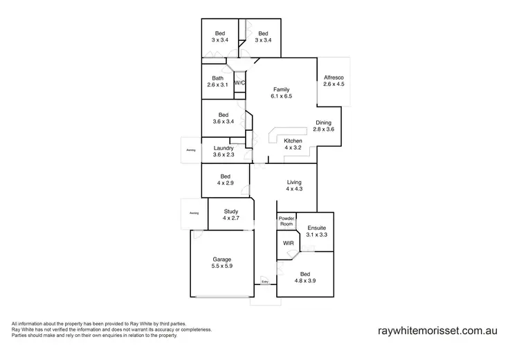Floorplan of Homely house listing, 1 Garner Close, Cooranbong NSW 2265
