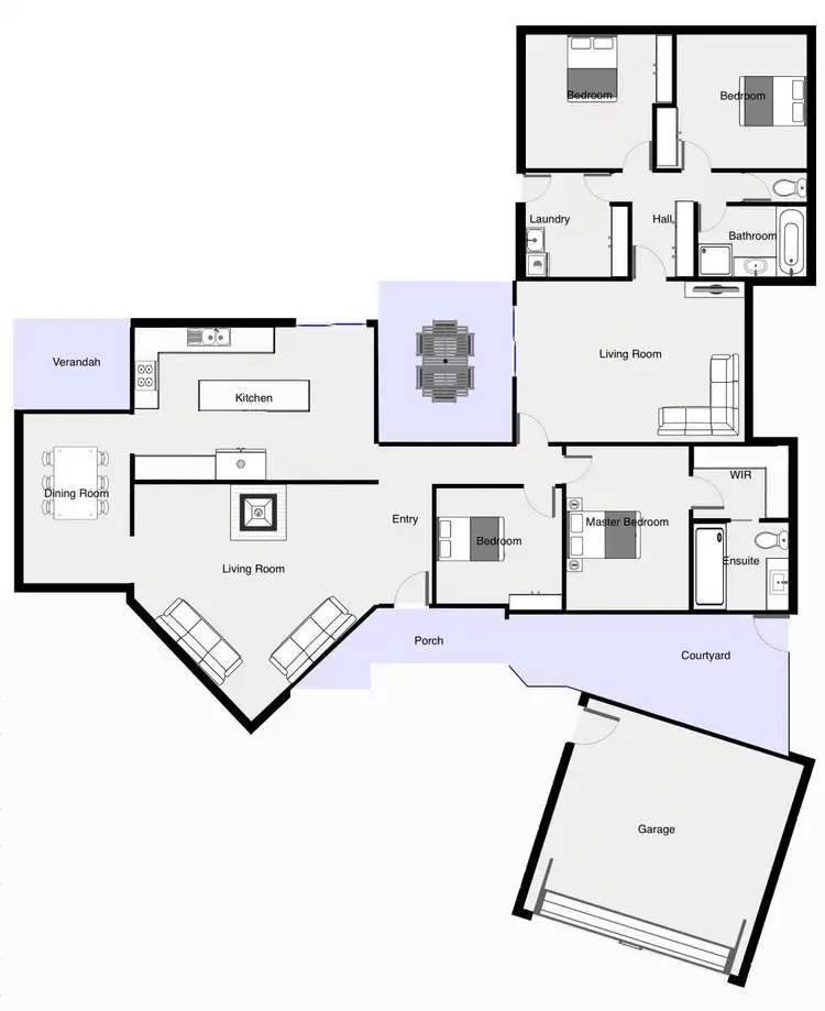 Floorplan of Homely house listing, 3374 Benetook Avenue, Irymple VIC 3498