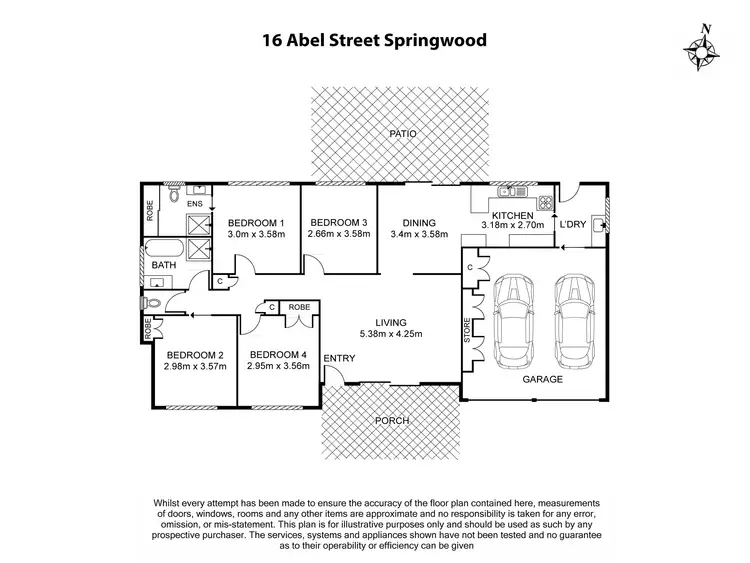 Floorplan of Homely house listing, 16 Abel Street, Springwood QLD 4127