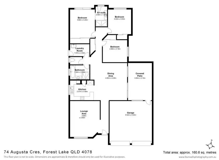 Floorplan of Homely house listing, 74 Augusta Crescent, Forest Lake QLD 4078