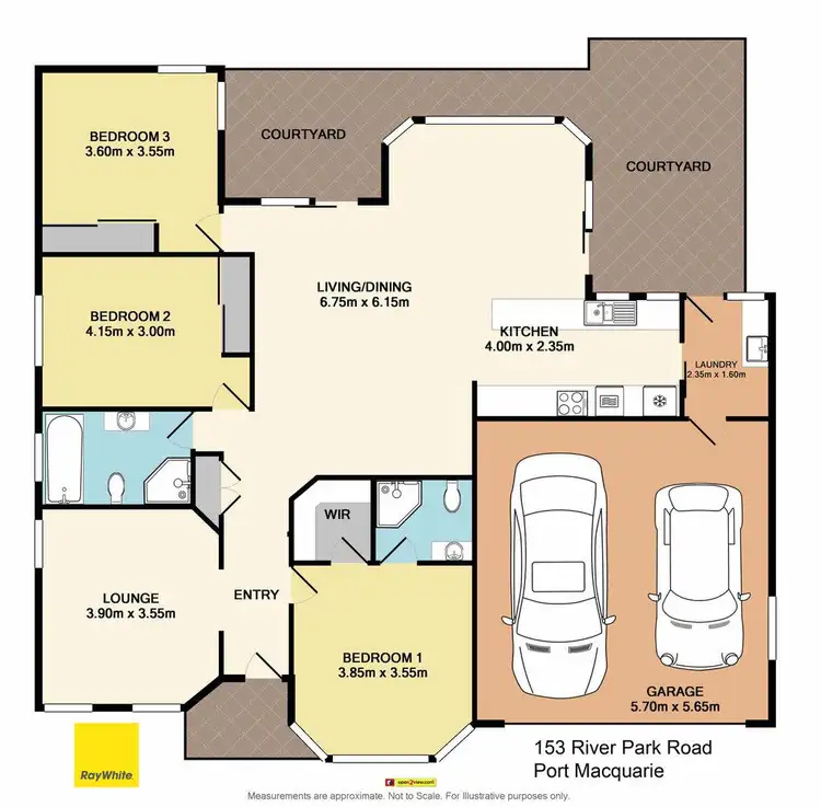 Floorplan of Homely house listing, 153 Riverpark Road, Port Macquarie NSW 2444