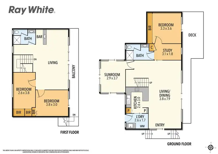 Floorplan of Homely house listing, 1/2-4 Bellavista Road, Cowes VIC 3922