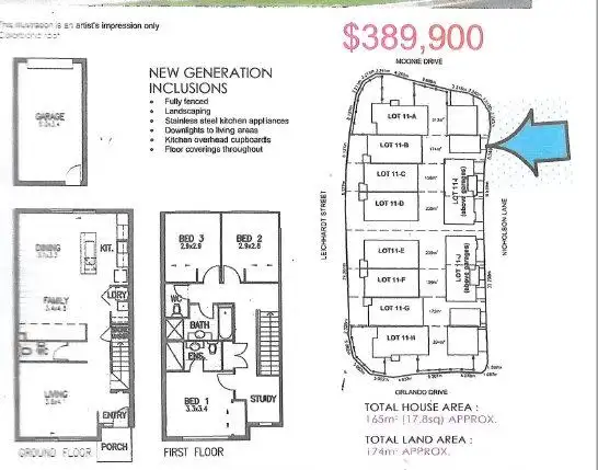 Floorplan of Homely townhouse listing, 2/1 Leichhardt Street, Coomera QLD 4209