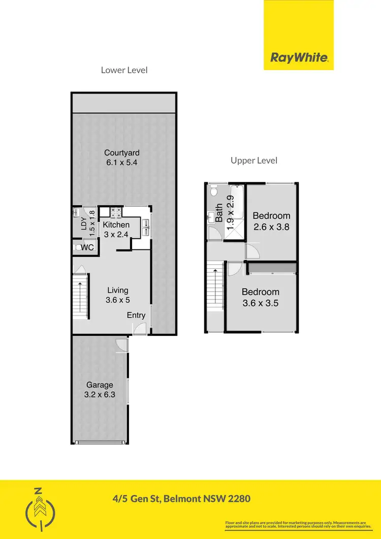 Floorplan of Homely house listing, 4/5 Gen Street, Belmont NSW 2280