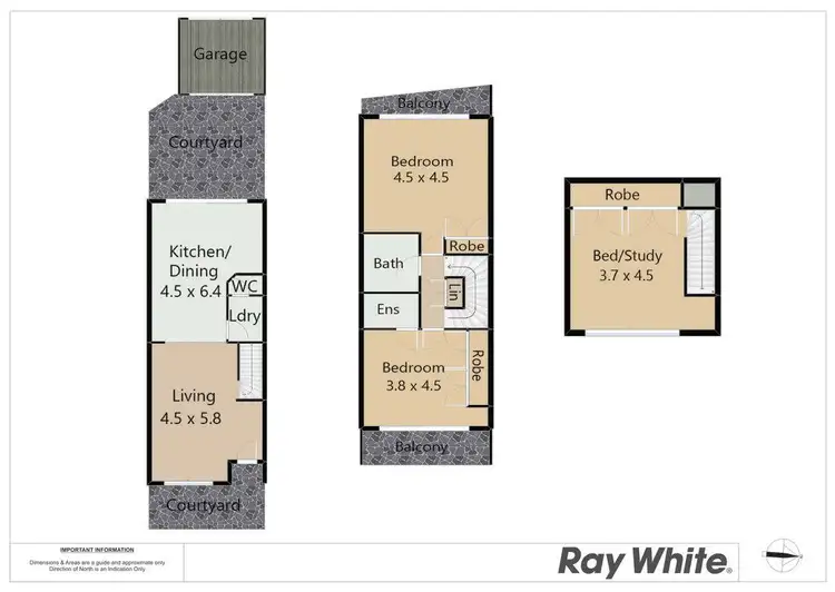 Floorplan of Homely townhouse listing, 3/14 The Lane, Maryville NSW 2293