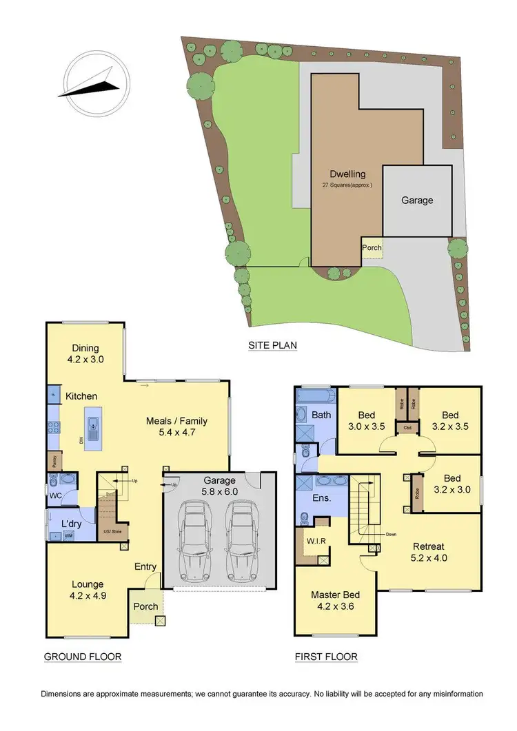 Floorplan of Homely house listing, 9 Swaran Close, Rowville VIC 3178