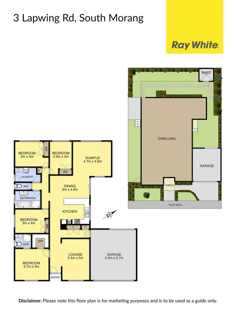 Floorplan of Homely house listing, 3 Lapwing Road, South Morang VIC 3752