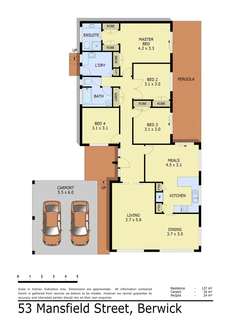 Floorplan of Homely house listing, 53 Mansfield Street, Berwick VIC 3806