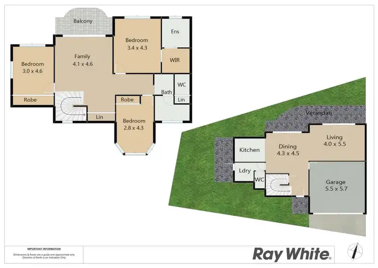 Floorplan of Homely townhouse listing, 1/49 Emily Street, Marks Point NSW 2280