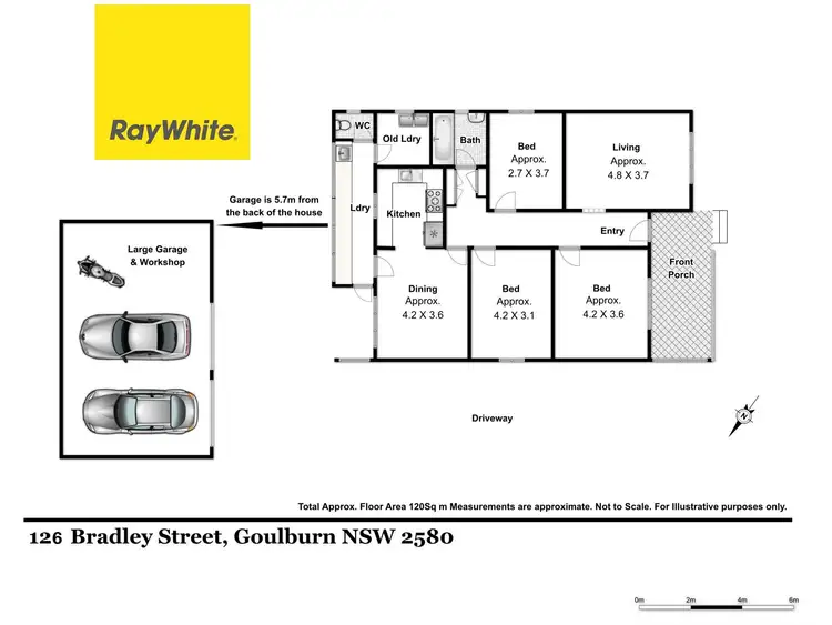 Floorplan of Homely house listing, 126 Bradley Street, Goulburn NSW 2580