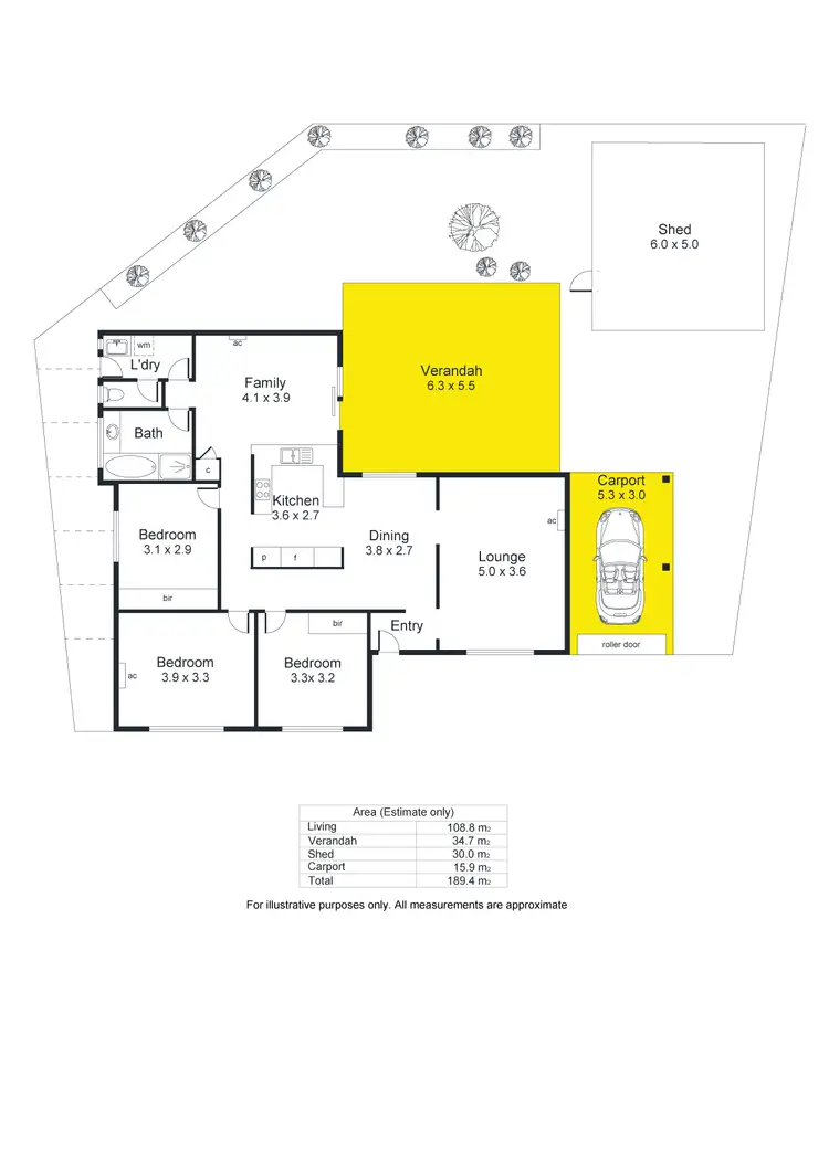 Floorplan of Homely house listing, 4 Bauhinia Drive, Parafield Gardens SA 5107