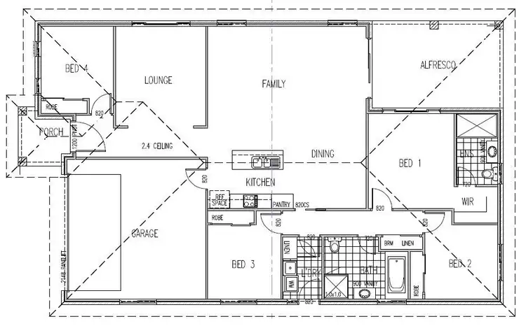 Floorplan of Homely house listing, 33 Grand Meadows Drive, Tamworth NSW 2340